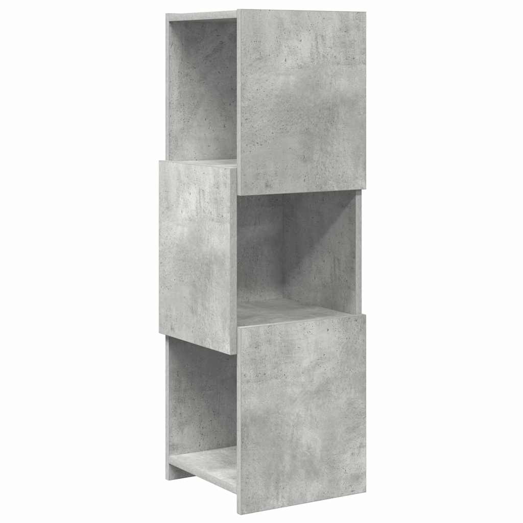 vidaXL Γωνιακό Ντουλάπι Σκυρόδεμα Γκρι 30,5x30x95εκ Επεξεργασμένο ξύλο