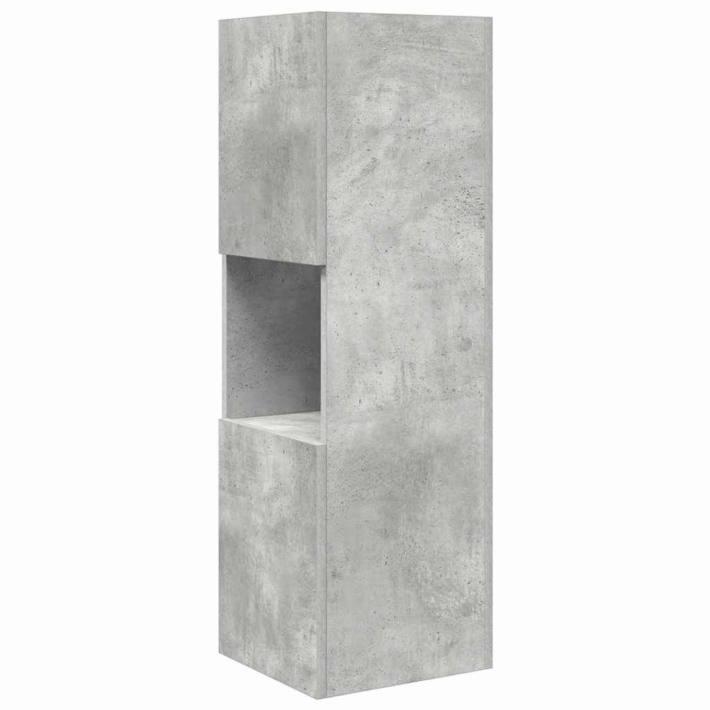 vidaXL Γωνιακό Ντουλάπι Σκυρόδεμα Γκρι 30,5x30x95εκ Επεξεργασμένο ξύλο