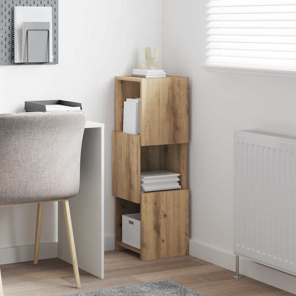 vidaXL Γωνιακό Ντουλάπι Artisan Oak 30,5x30x95εκ Επεξεργασμένο ξύλο