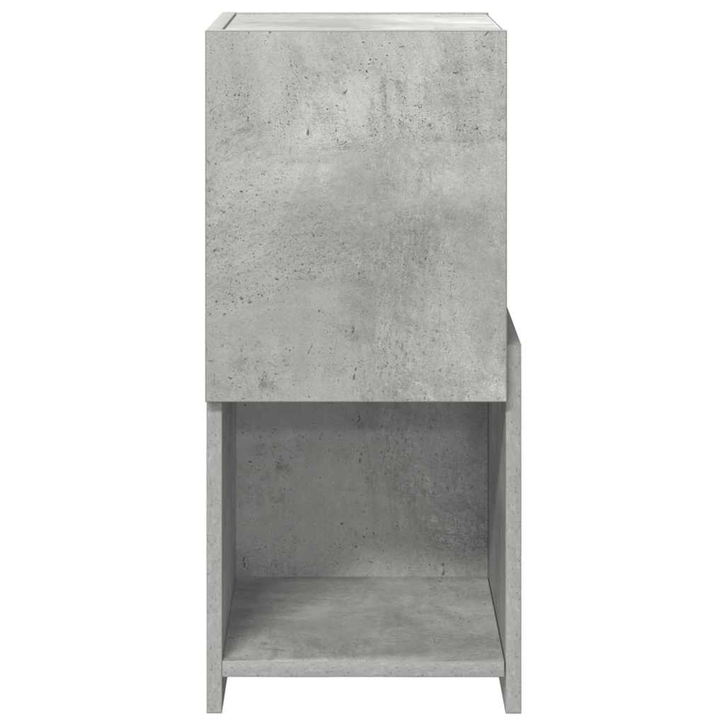vidaXL Γωνιακό Ντουλάπι Σκυρόδεμα Γκρι 30,5x30x65εκ Επεξεργασμένο ξύλο