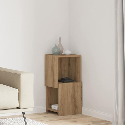 vidaXL Γωνιακό Ντουλάπι Artisan Oak 30,5x30x65εκ Επεξεργασμένο ξύλο