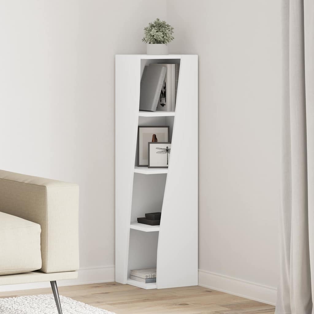 vidaXL Γωνιακό Ντουλάπι 27,5x27x102εκ Επεξεργασμένο ξύλο