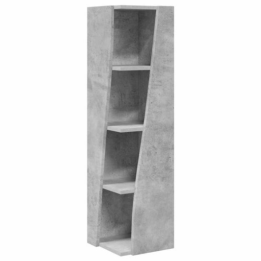vidaXL Γωνιακό Ντουλάπι Σκυρόδεμα Γκρι 27,5x27x102εκ