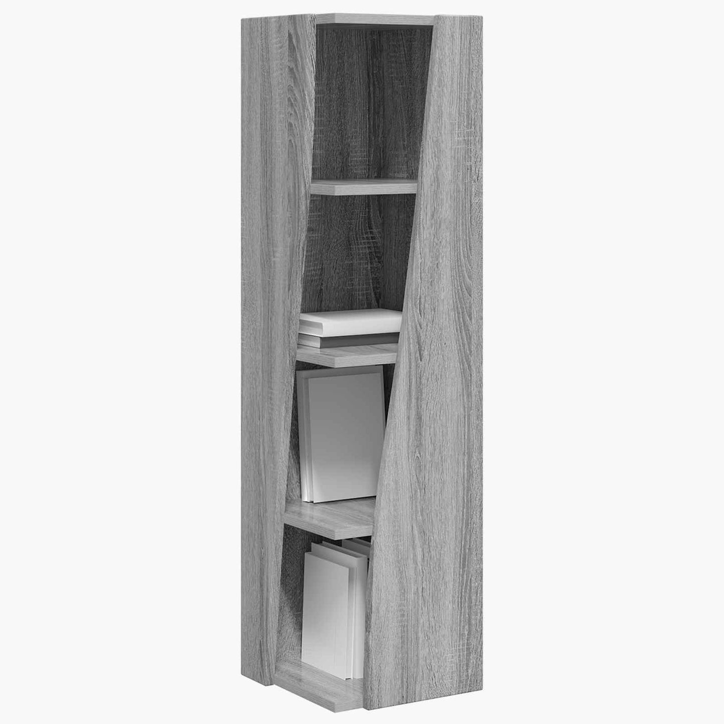 vidaXL Γωνιακό Ντουλάπι Γκρίζο Σονομα 27,5x27x102εκ Επεξεργασμένο ξύλο