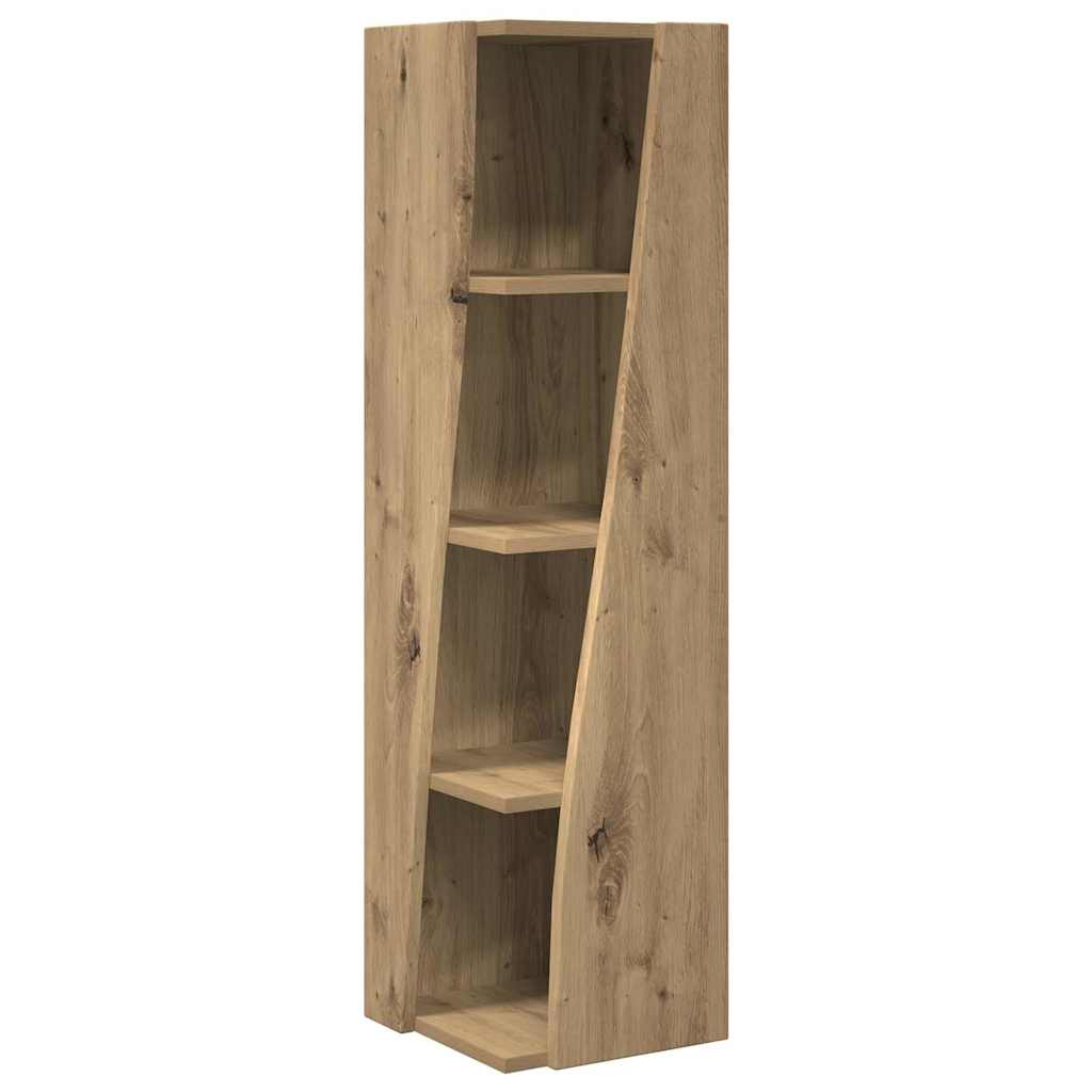 vidaXL Γωνιακό Ντουλάπι Artisan Oak 27,5x27x102εκ Επεξεργασμένο ξύλο
