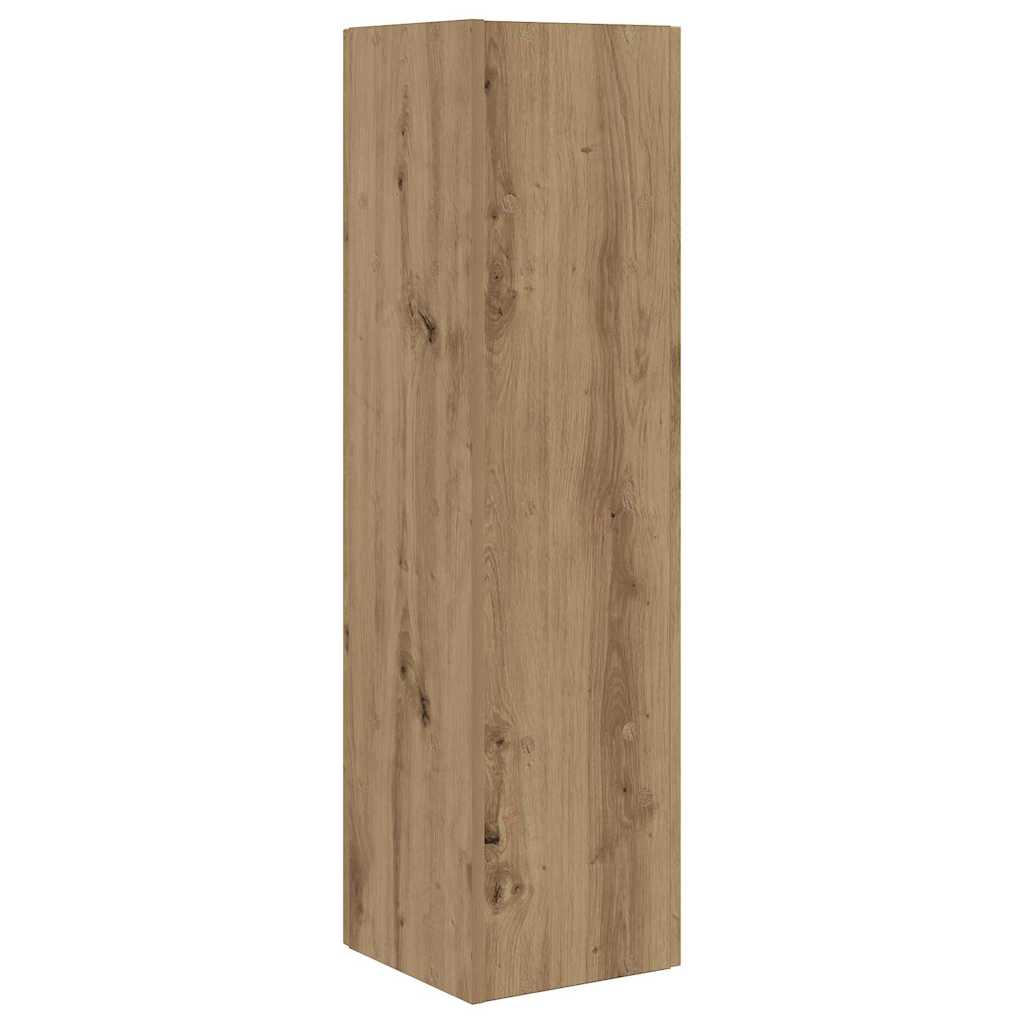 vidaXL Γωνιακό Ντουλάπι Artisan Oak 27,5x27x102εκ Επεξεργασμένο ξύλο