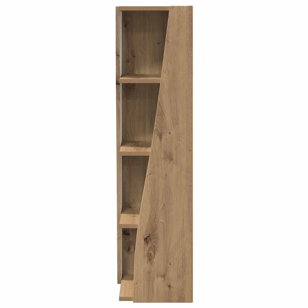 vidaXL Γωνιακό Ντουλάπι Artisan Oak 27,5x27x102εκ Επεξεργασμένο ξύλο