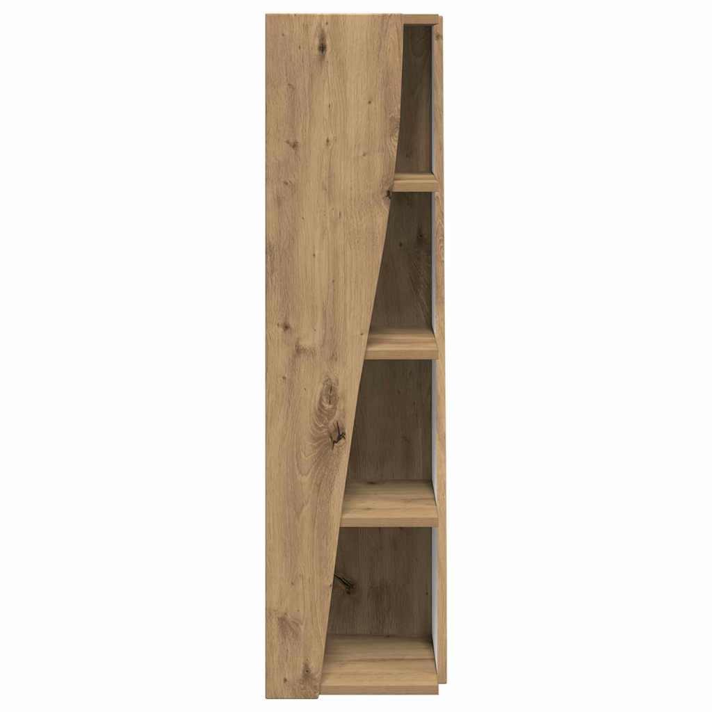 vidaXL Γωνιακό Ντουλάπι Artisan Oak 27,5x27x102εκ Επεξεργασμένο ξύλο