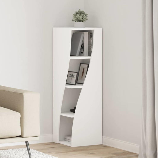 vidaXL Γωνιακό Ντουλάπι 32x32x102εκ Επεξεργασμένο ξύλο