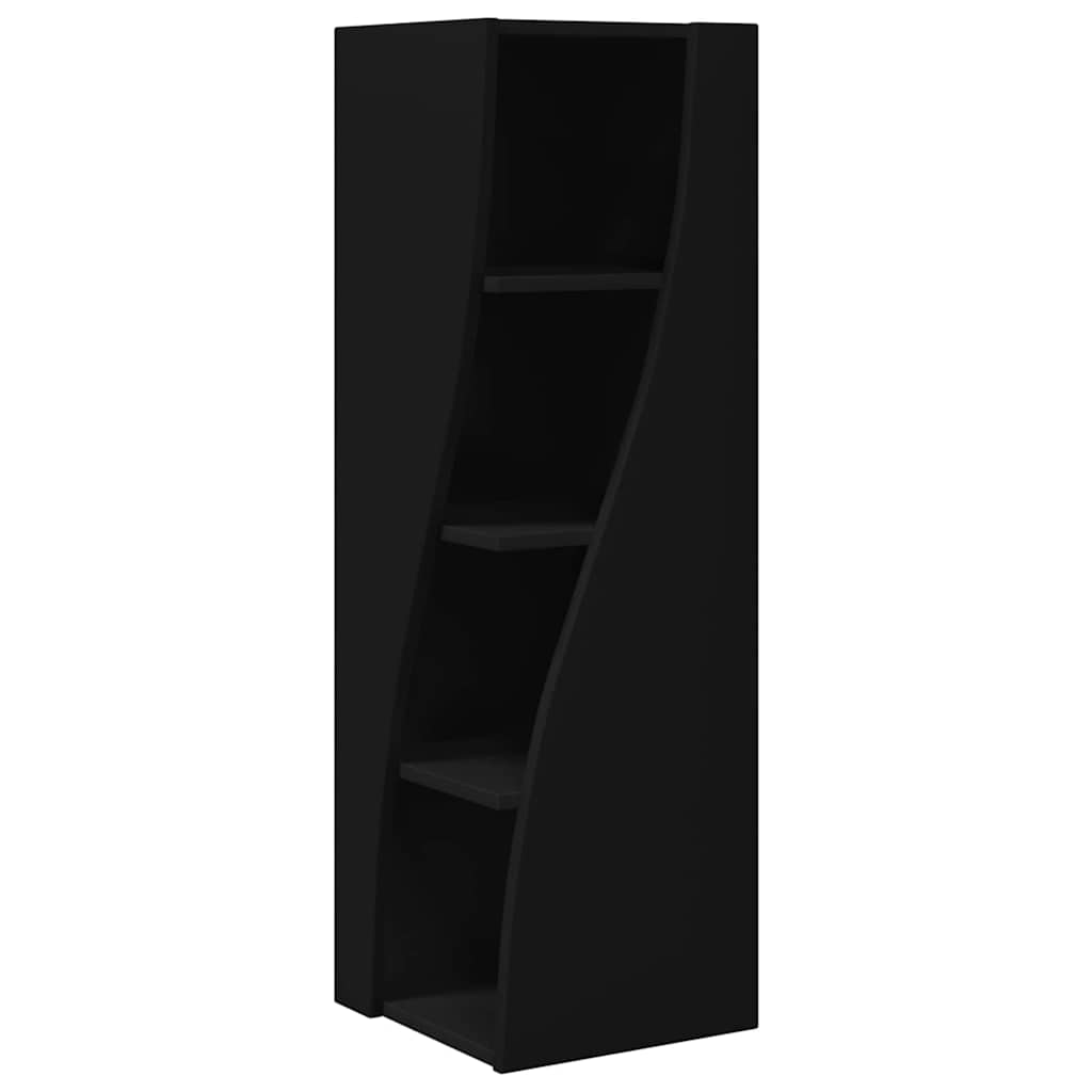 vidaXL Γωνιακό Ντουλάπι Μαύρο 32x32x102εκ Επεξεργασμένο ξύλο