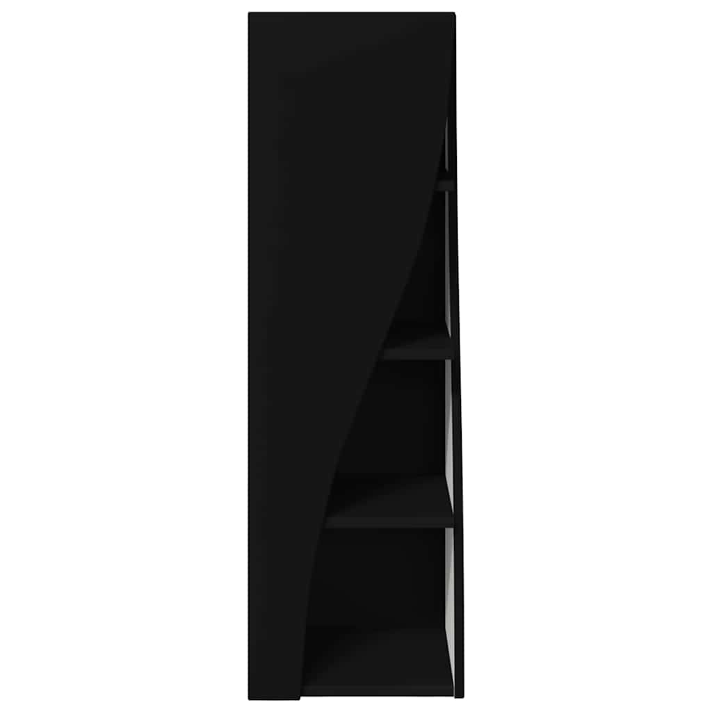 vidaXL Γωνιακό Ντουλάπι Μαύρο 32x32x102εκ Επεξεργασμένο ξύλο