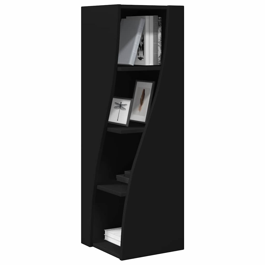 vidaXL Γωνιακό Ντουλάπι Μαύρο 32x32x102εκ Επεξεργασμένο ξύλο