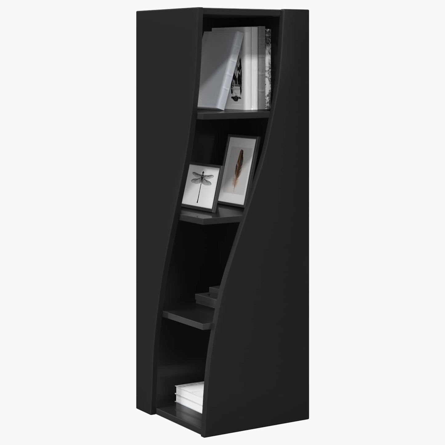 vidaXL Γωνιακό Ντουλάπι 32x32x102εκ Επεξεργασμένο Ξύλο Μαύρο