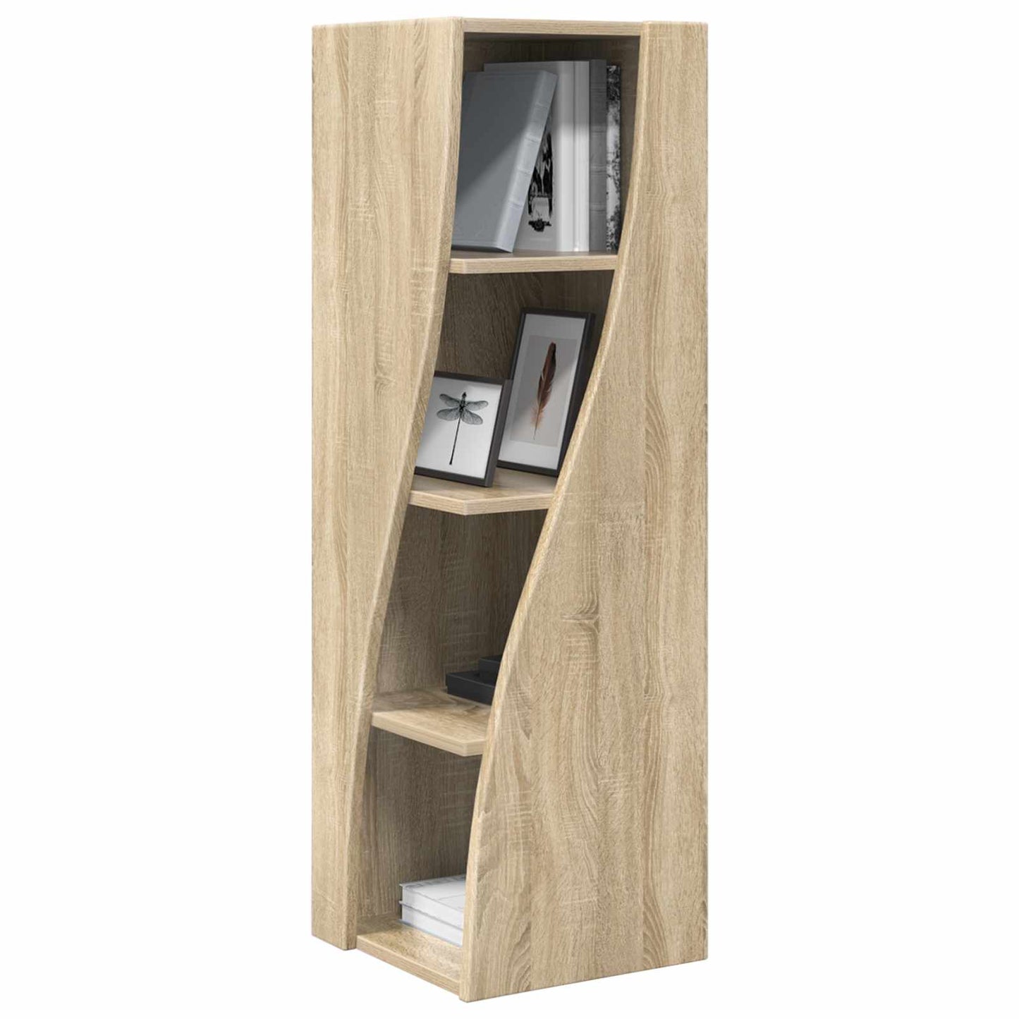 vidaXL Γωνιακό Ντουλάπι 32x32x102εκ Επεξεργασμένο Ξύλο Δρύς Sonoma