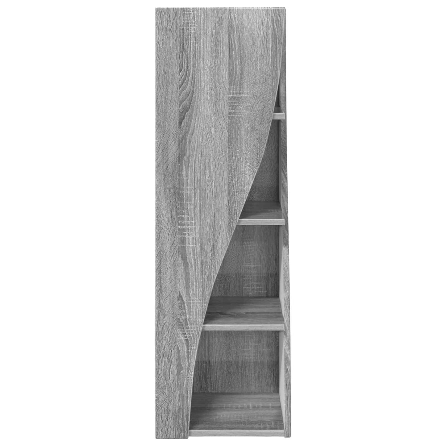 vidaXL Γωνιακό Ντουλάπι Γκρίζο Σονομα 32x32x102εκ Επεξεργασμένο ξύλο