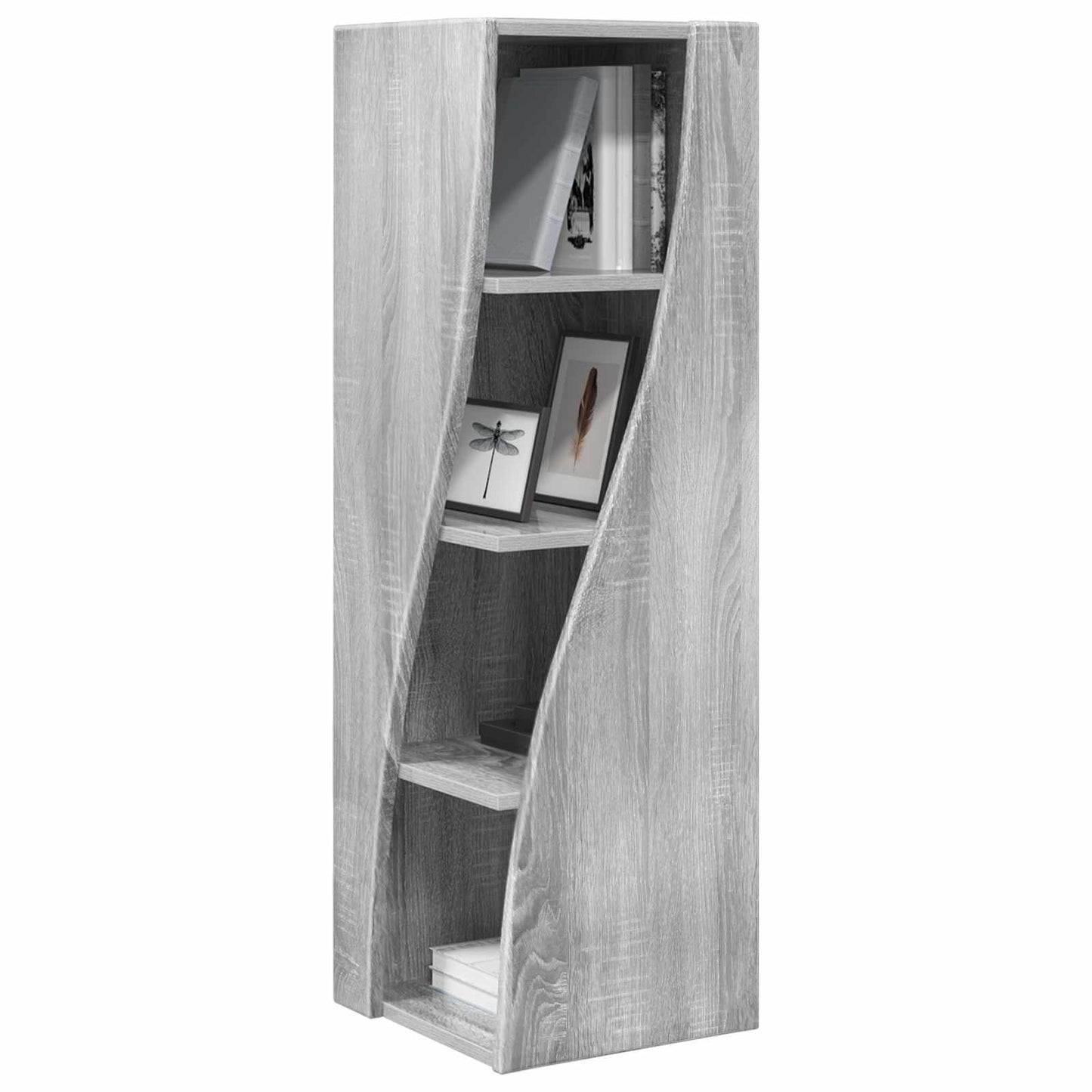 vidaXL Γωνιακό Ντουλάπι Γκρίζο Σονομα 32x32x102εκ Επεξεργασμένο ξύλο