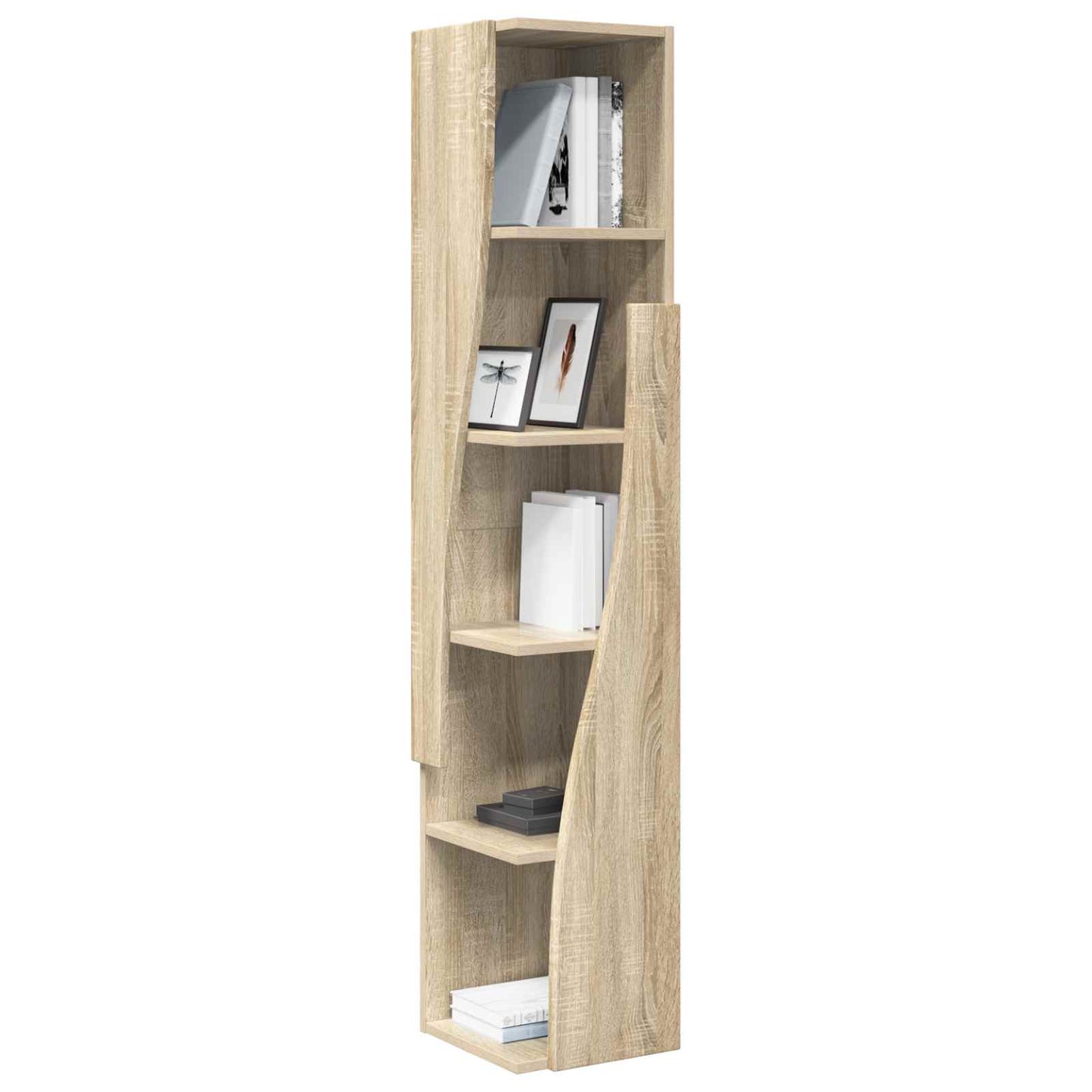 vidaXL Γωνιακό Ντουλάπι 27,5x27x140εκ Επεξεργασμένο Ξύλο Δρύς Sonoma