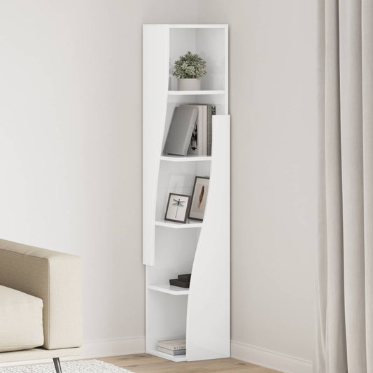 vidaXL Γωνιακό Ντουλάπι 27,5x27x140εκ Επεξεργασμένο Ξύλο