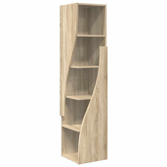 vidaXL Γωνιακό Ντουλάπι 32x32x140εκ Επεξεργασμένο Ξύλο Δρύς Sonoma