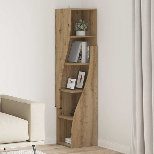 vidaXL Γωνιακό Ντουλάπι 32x32x140εκ Επεξεργασμένο Ξύλο Artisan Oak