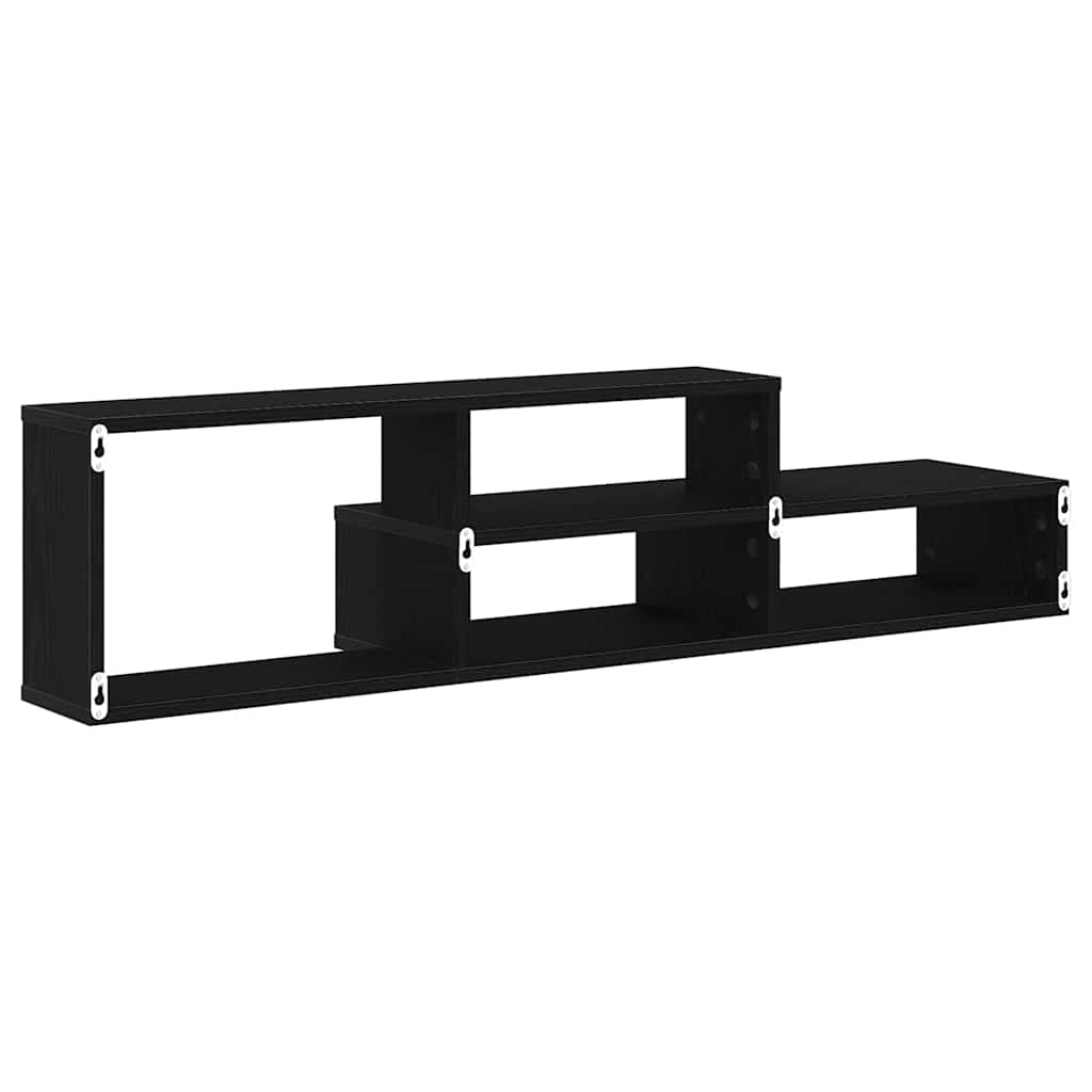 vidaXL ΡάφιΤηλεόρασηςΤοίχου 120x25x28,5εκ Επεξεργασμένο ξύλο