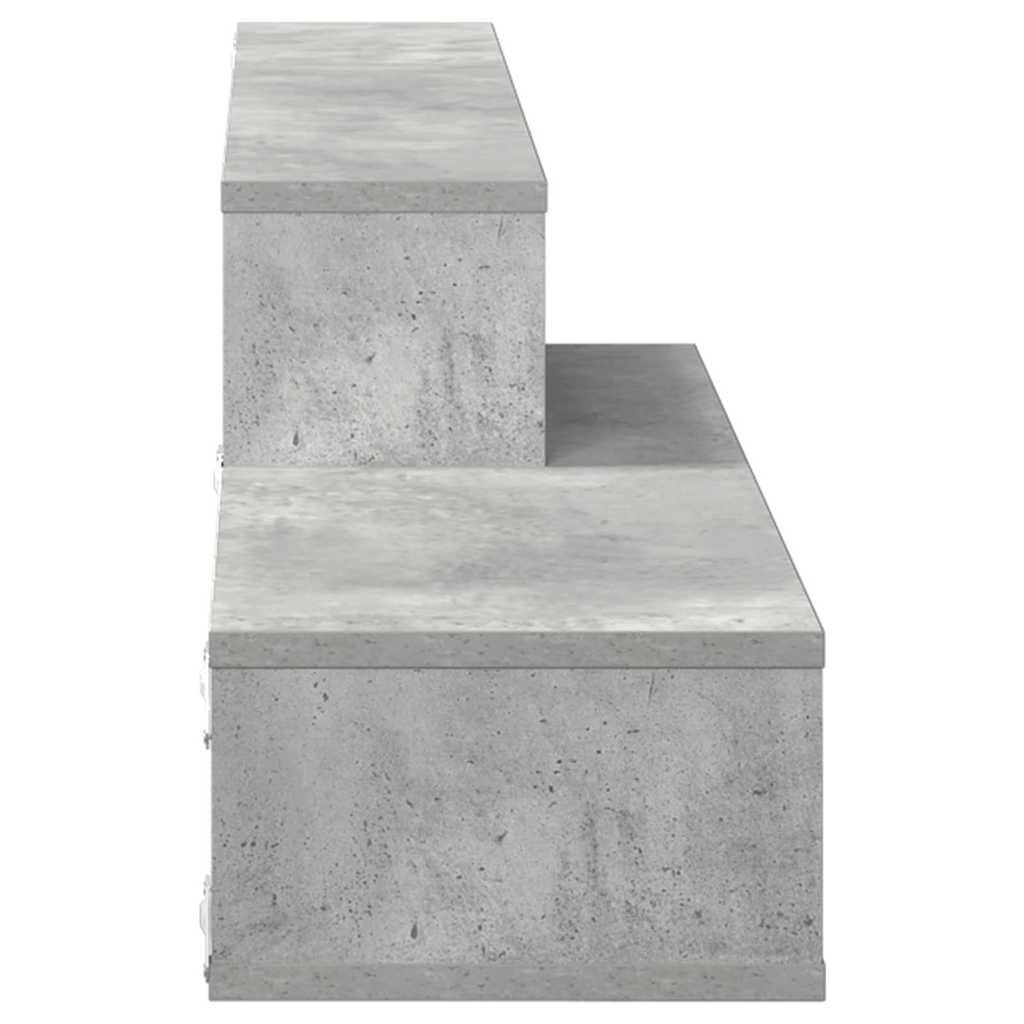 vidaXL ΡάφιΤηλεόρασηςΤοίχου 120x25x28,5εκ Επεξεργασμένο ξύλο