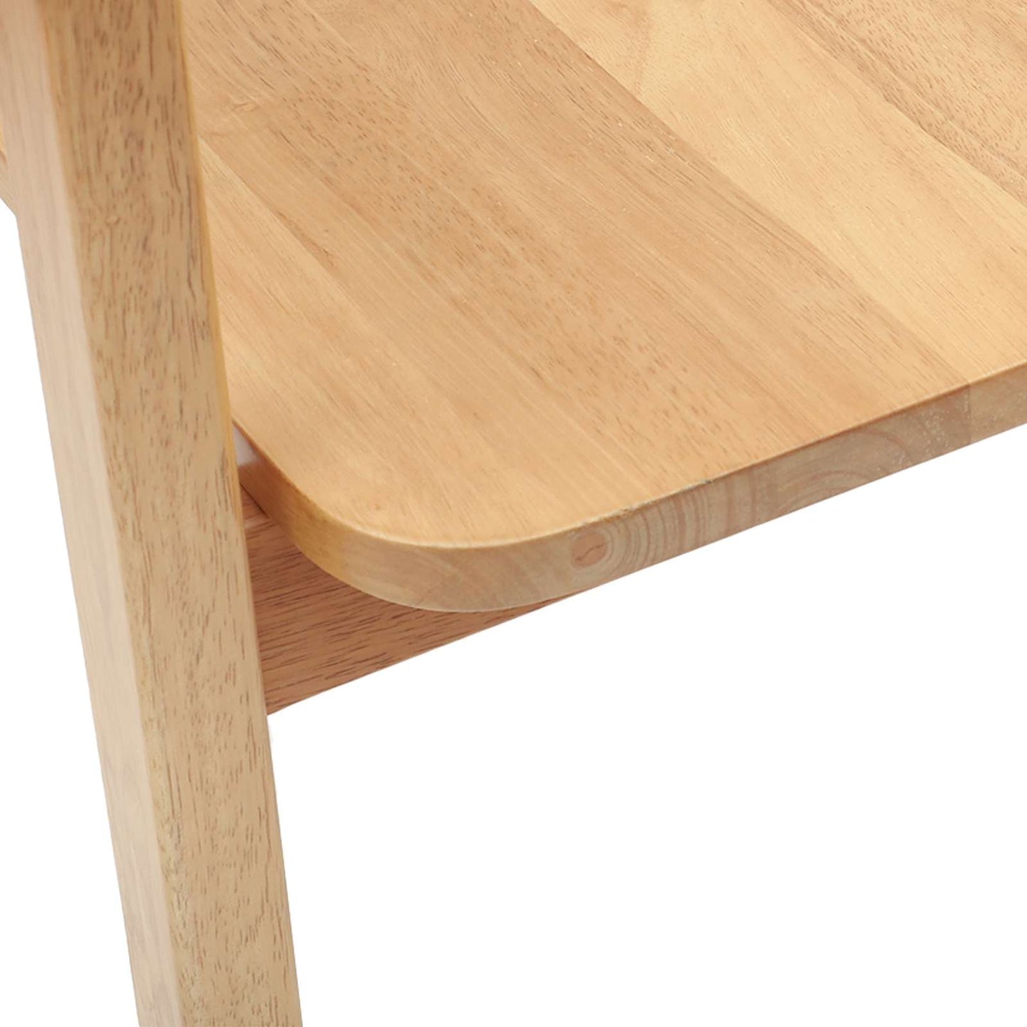 vidaXL Καρέκλες φαγητού 2 pcs Φυσικό 54 x 57 x 73 εκ