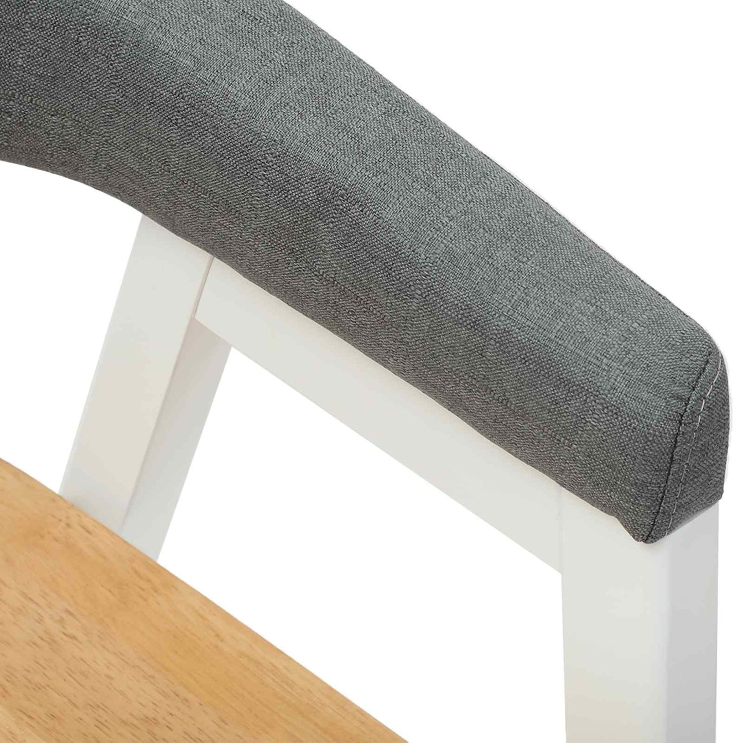 vidaXL Καρέκλες φαγητού 2 pcs Λευκό 54 x 57 x 73 εκ