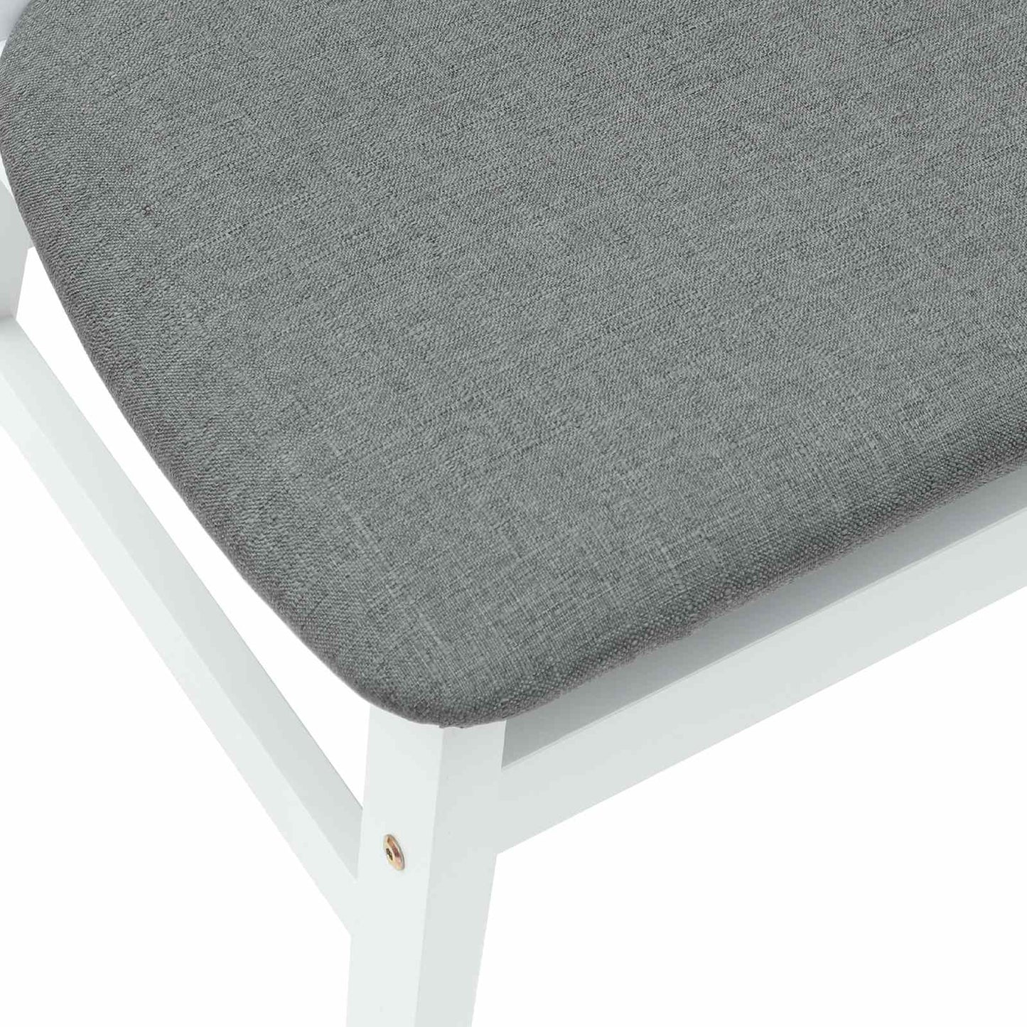 vidaXL Καρέκλες φαγητού 2 pcs Λευκό 42 x 47.5 x 81 εκ