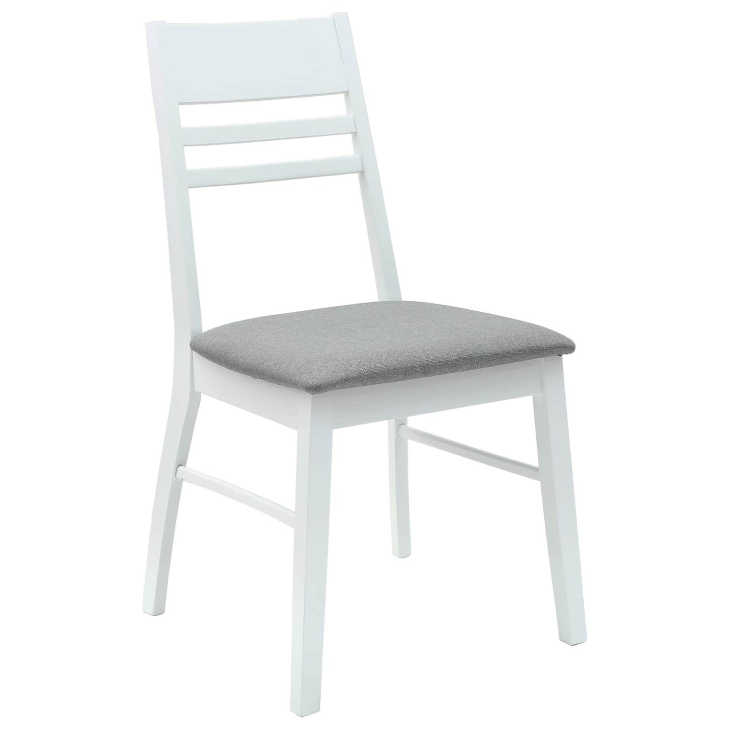 vidaXL Καρέκλες φαγητού 2 pcs Λευκό 43 x 54 x 89 εκ.