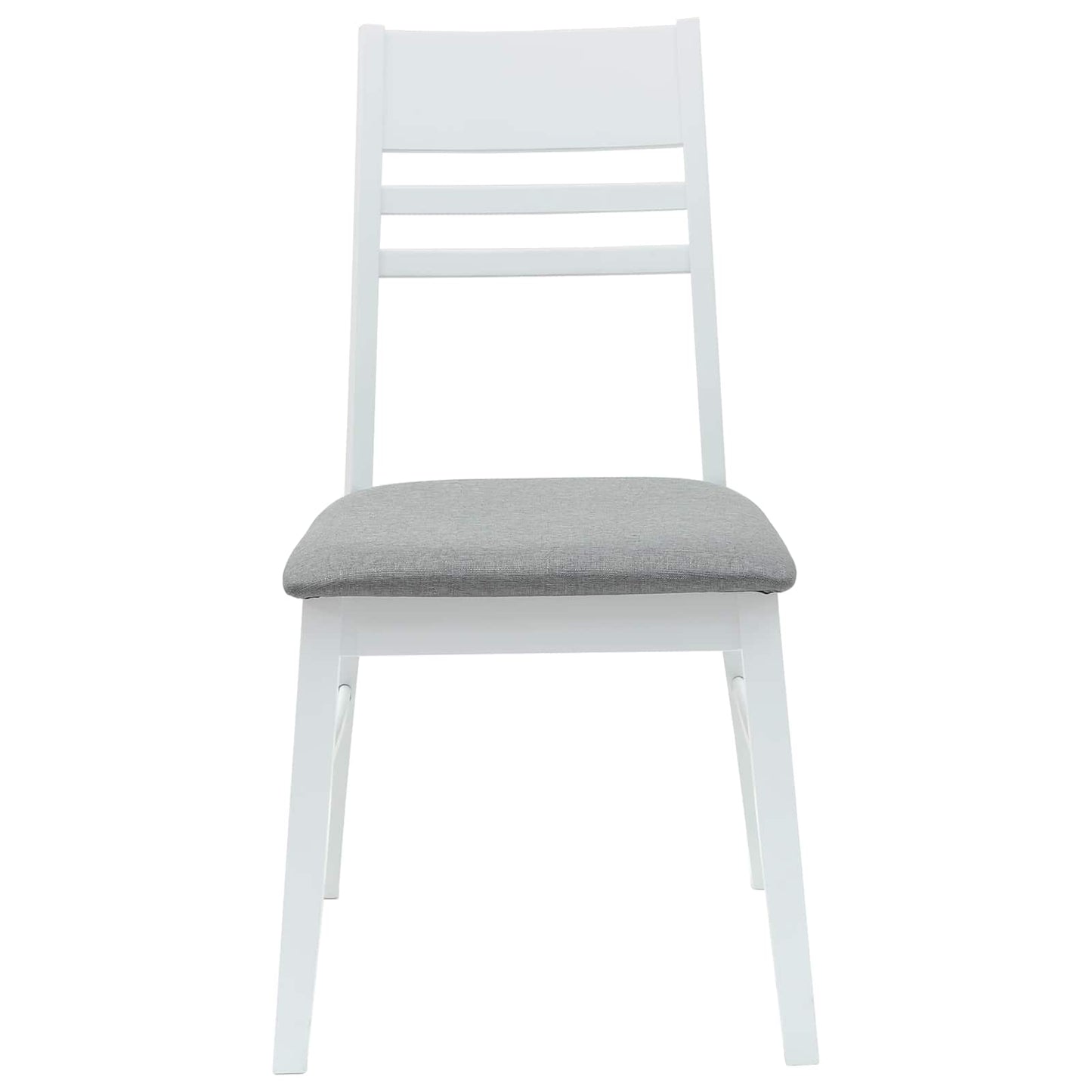 vidaXL Καρέκλες φαγητού 2 pcs Λευκό 43 x 54 x 89 εκ.