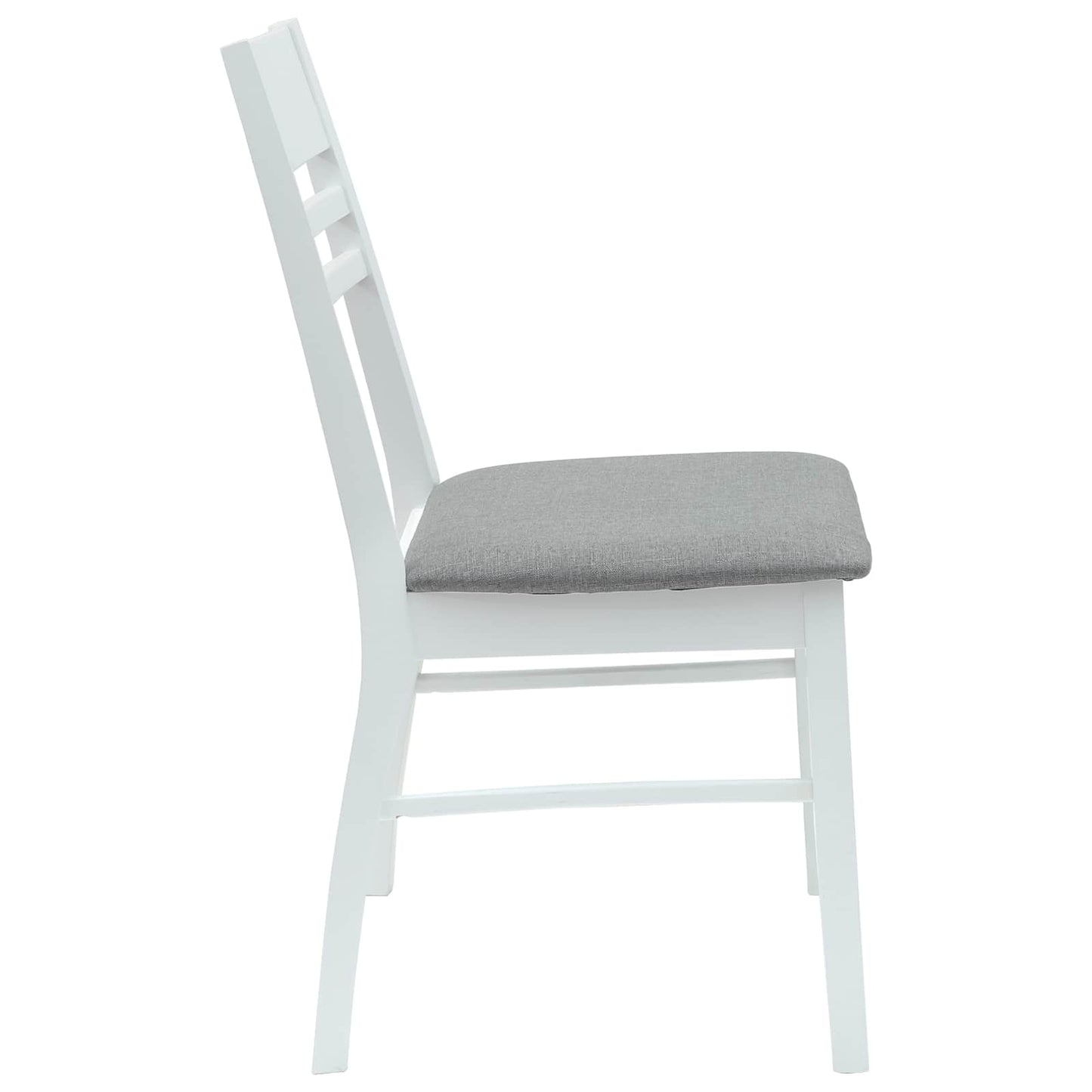 vidaXL Καρέκλες φαγητού 2 pcs Λευκό 43 x 54 x 89 εκ.