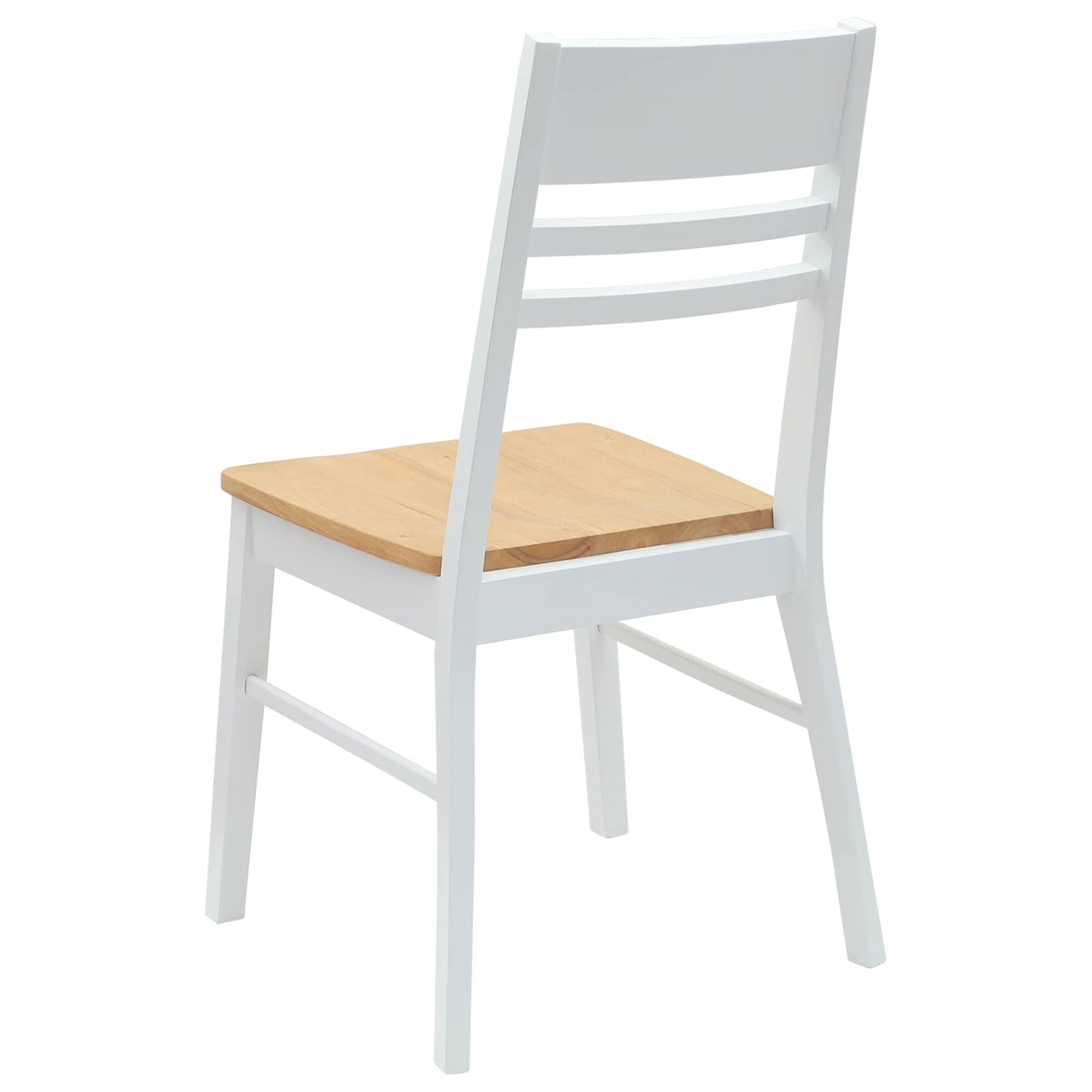vidaXL Καρέκλες φαγητού 2 pcs Λευκό 43 x 54 x 89 εκ.
