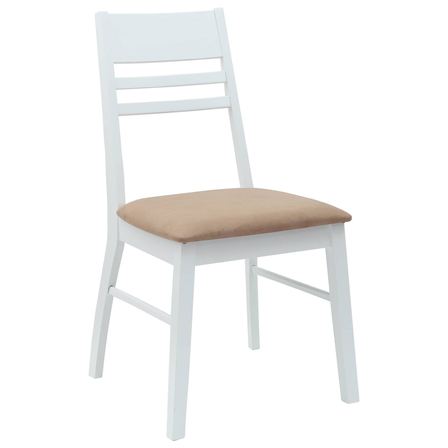 vidaXL Καρέκλες φαγητού 2 pcs Λευκό 43 x 54 x 89 εκ.