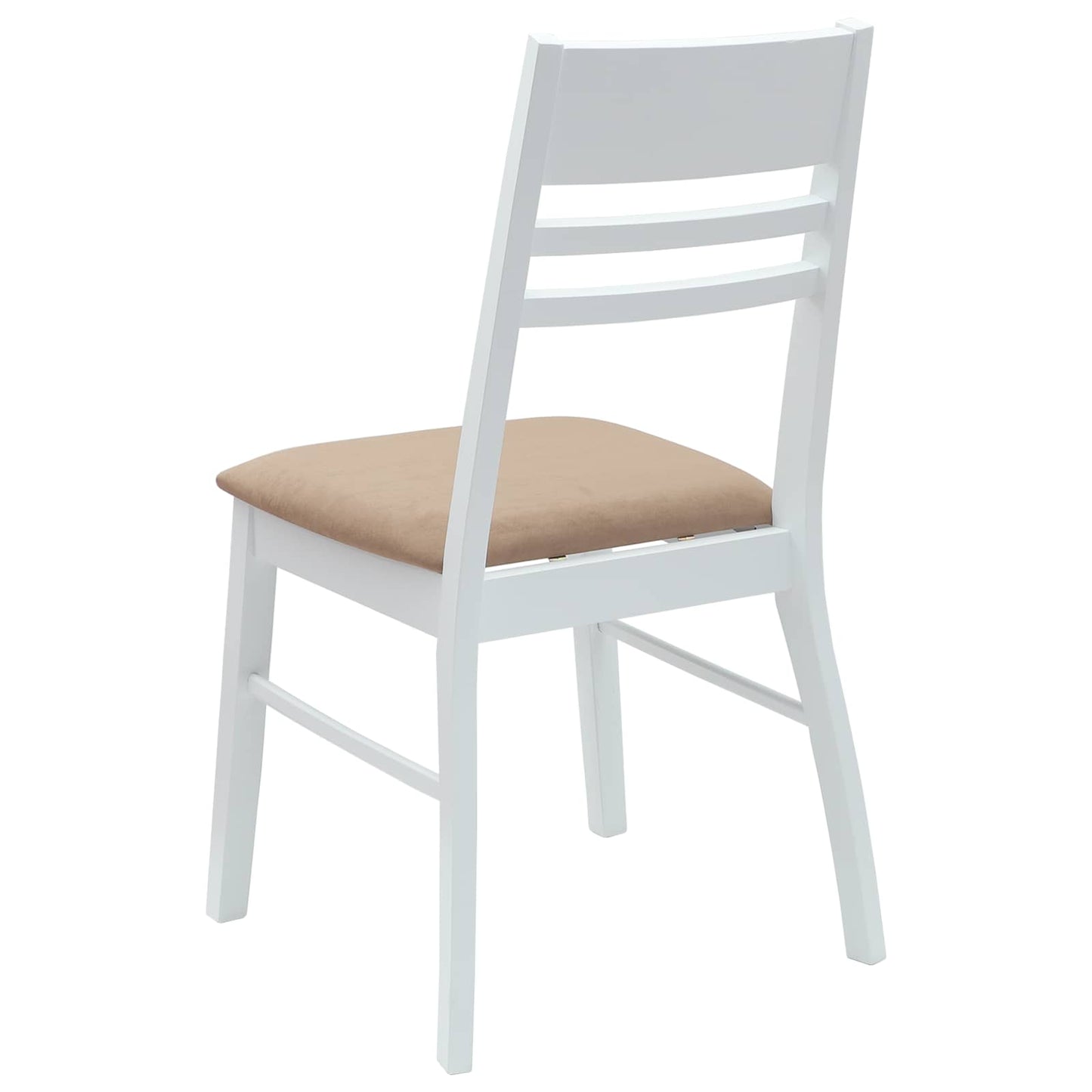 vidaXL Καρέκλες φαγητού 2 pcs Λευκό 43 x 54 x 89 εκ.