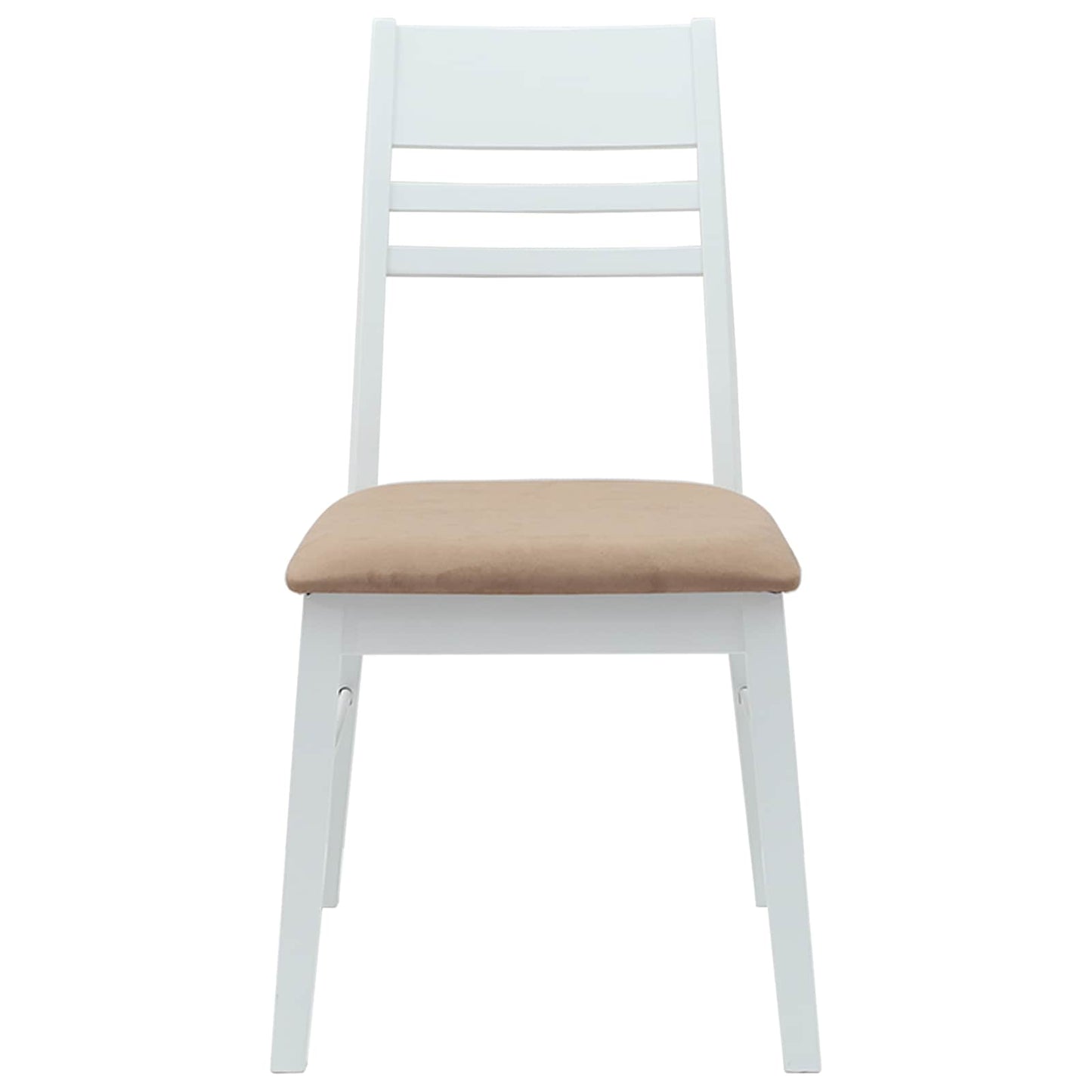 vidaXL Καρέκλες φαγητού 2 pcs Λευκό 43 x 54 x 89 εκ.