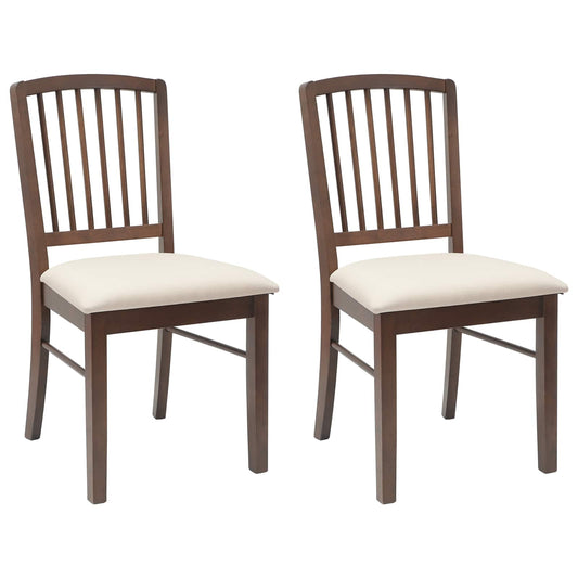vidaXL Καρέκλες φαγητού 2 pcs Ανοιχτό καφέ 50 x 52,5 x 91 εκ