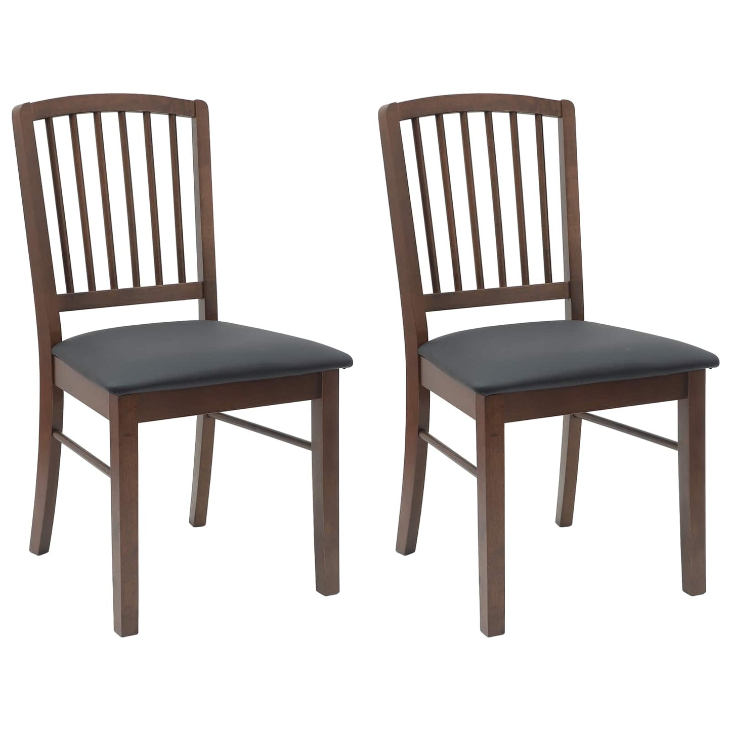 vidaXL Καρέκλες φαγητού 2 pcs Ανοιχτό καφέ 50 x 52,5 x 91 εκ