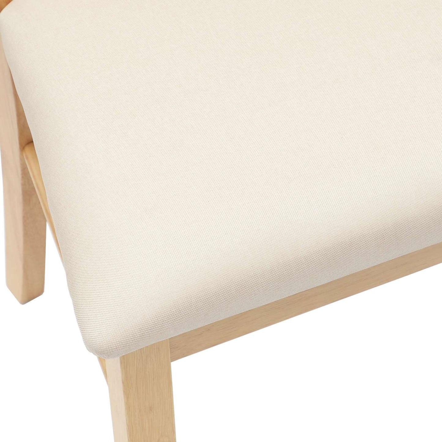 vidaXL Καρέκλες φαγητού 2 pcs Φυσικό 50 x 52,5 x 91 εκ