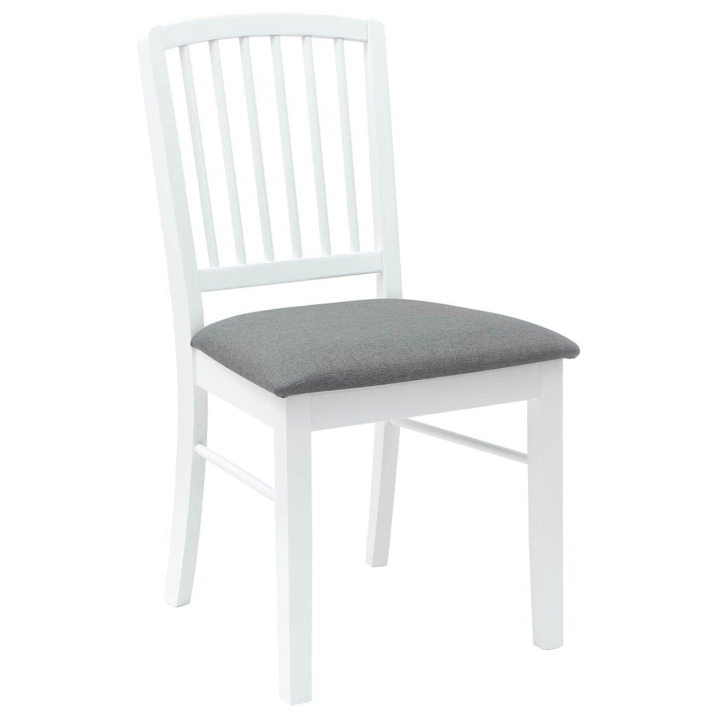 vidaXL Καρέκλες φαγητού 2 pcs Λευκό 50 x 52,5 x 91 εκ