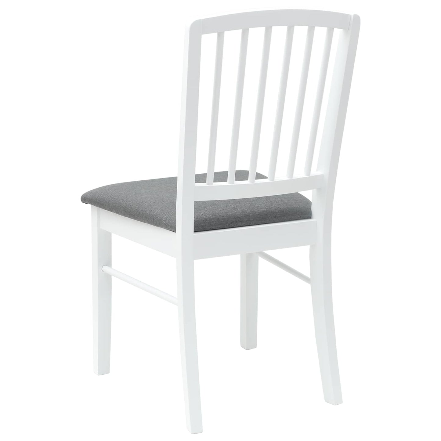 vidaXL Καρέκλες φαγητού 2 pcs Λευκό 50 x 52,5 x 91 εκ