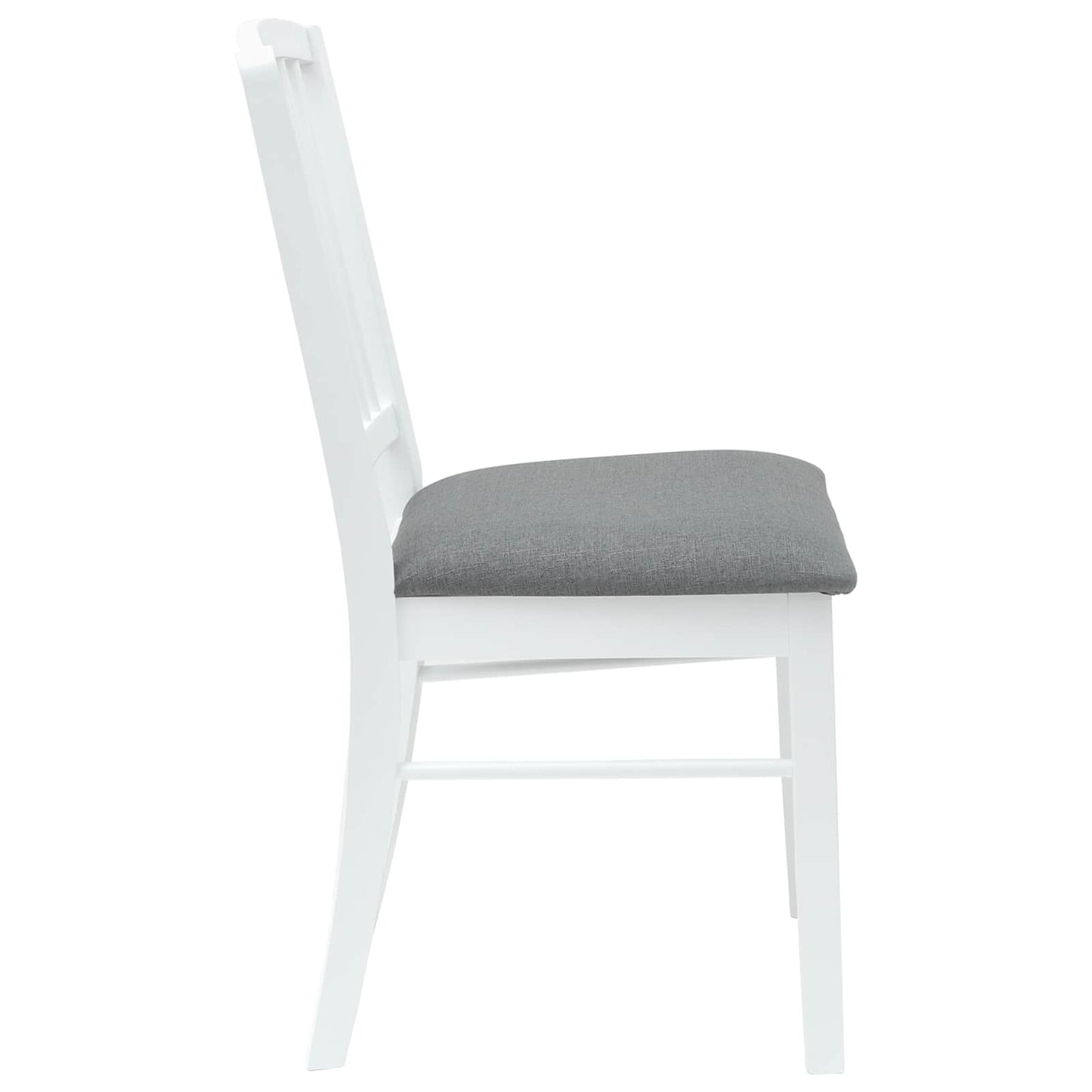 vidaXL Καρέκλες φαγητού 2 pcs Λευκό 50 x 52,5 x 91 εκ