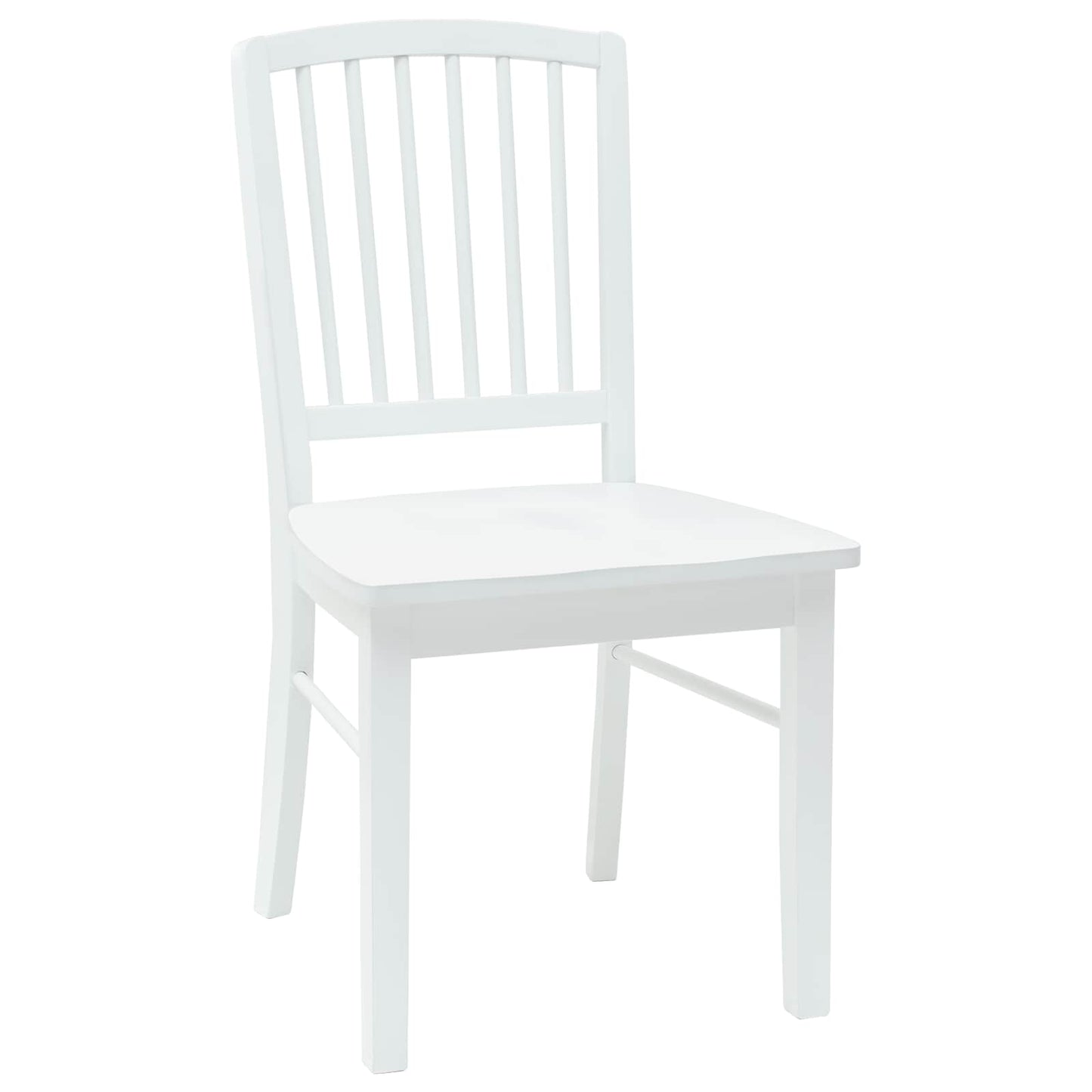 vidaXL Καρέκλες φαγητού 2 pcs Λευκό 50 x 52,5 x 91 εκ
