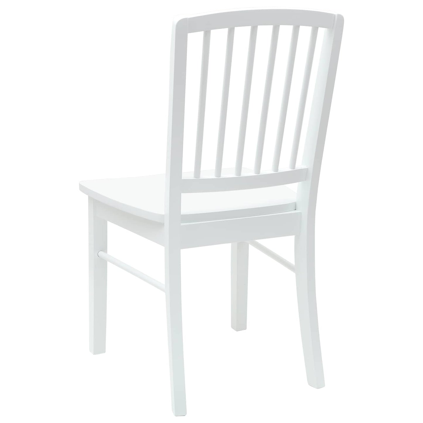 vidaXL Καρέκλες φαγητού 2 pcs Λευκό 50 x 52,5 x 91 εκ