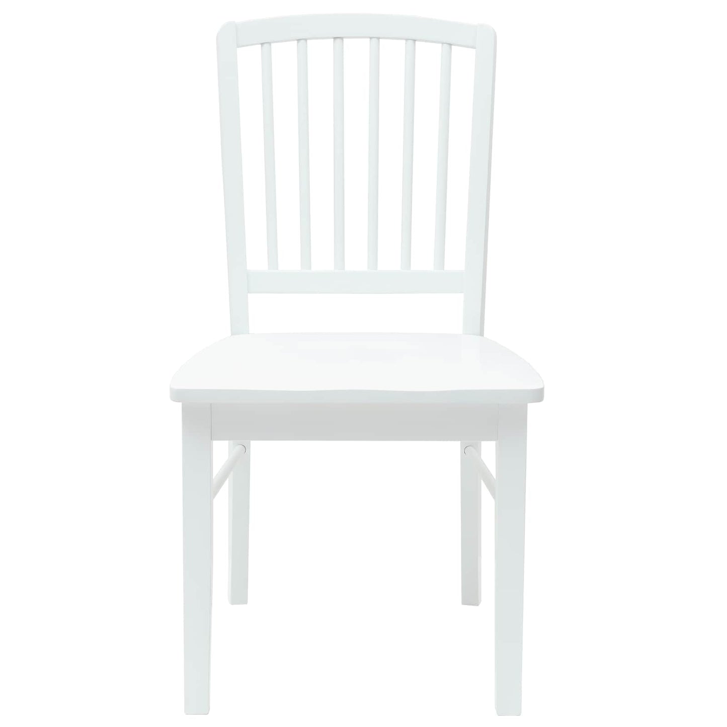 vidaXL Καρέκλες φαγητού 2 pcs Λευκό 50 x 52,5 x 91 εκ