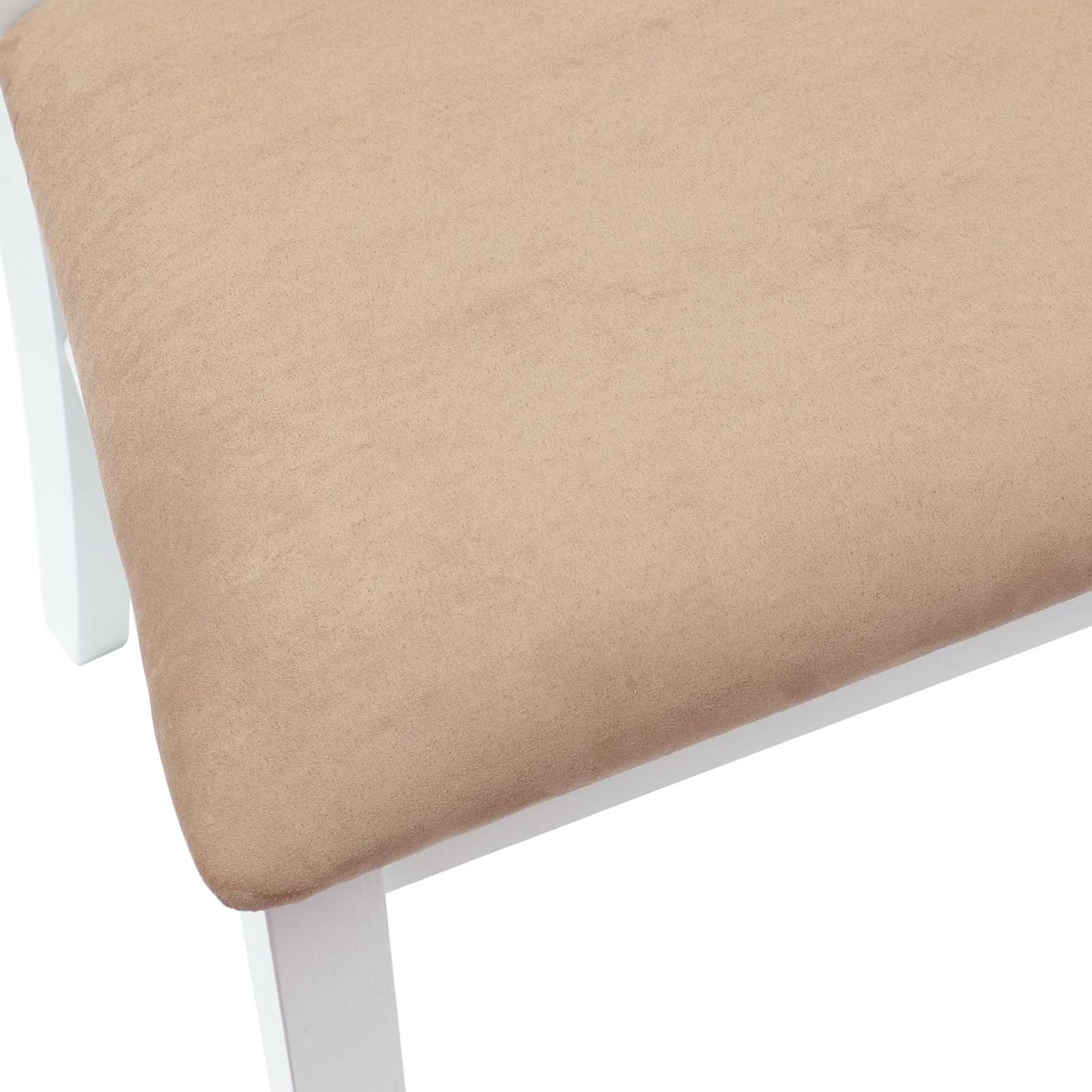 vidaXL Καρέκλες φαγητού 2 pcs Λευκό 50 x 52,5 x 91 εκ