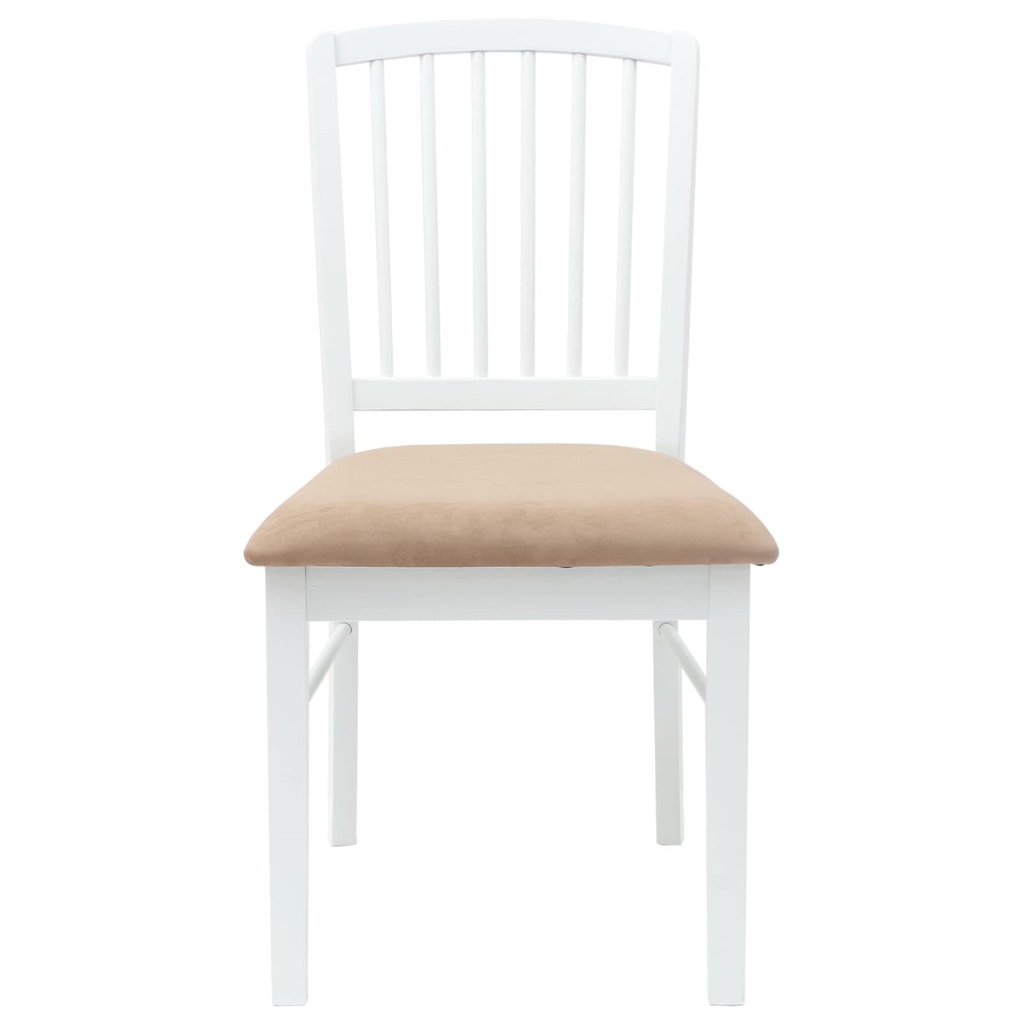 vidaXL Καρέκλες φαγητού 2 pcs Λευκό 50 x 52,5 x 91 εκ