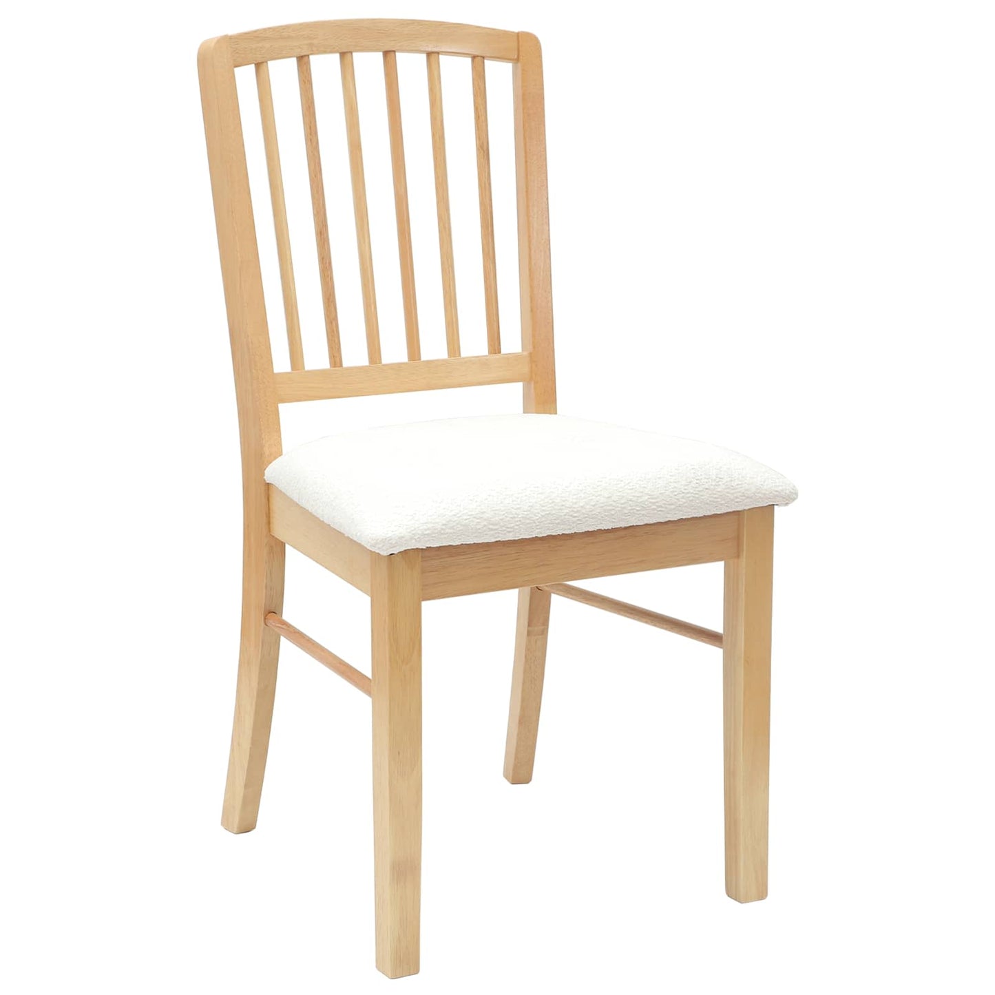 vidaXL Καρέκλες φαγητού 2 pcs Φυσικό 50 x 52,5 x 91 εκ