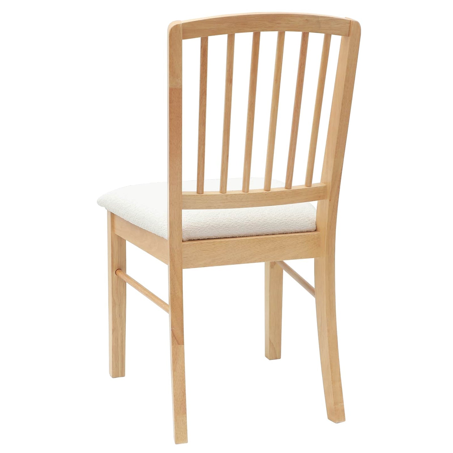 vidaXL Καρέκλες φαγητού 2 pcs Φυσικό 50 x 52,5 x 91 εκ