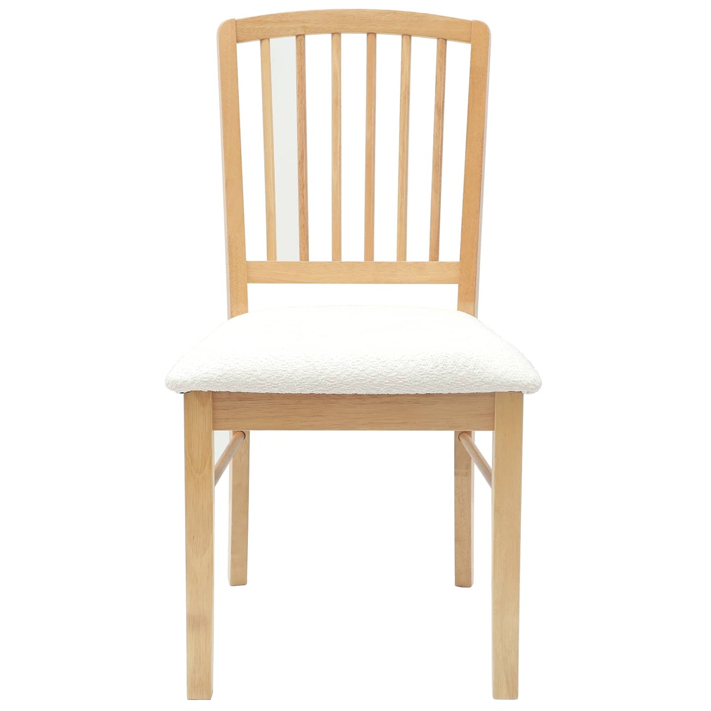 vidaXL Καρέκλες φαγητού 2 pcs Φυσικό 50 x 52,5 x 91 εκ